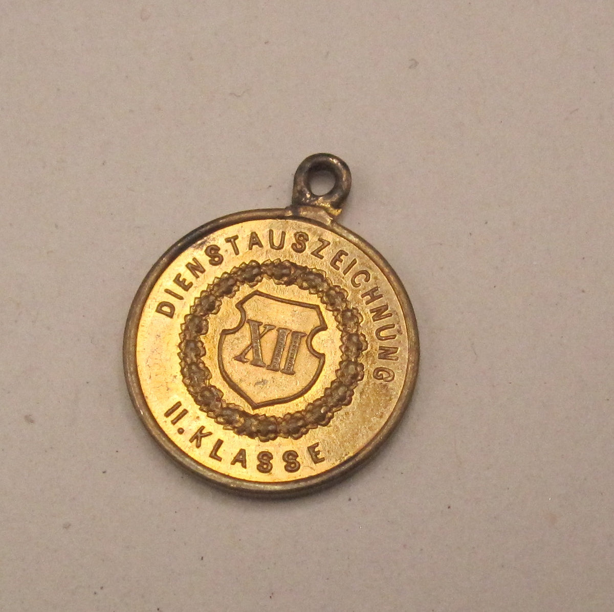 H.W.  -  - Miniaturorden Bayern Dienstauszeichnung 2.Klasse 12 Dienstjahre Medaille