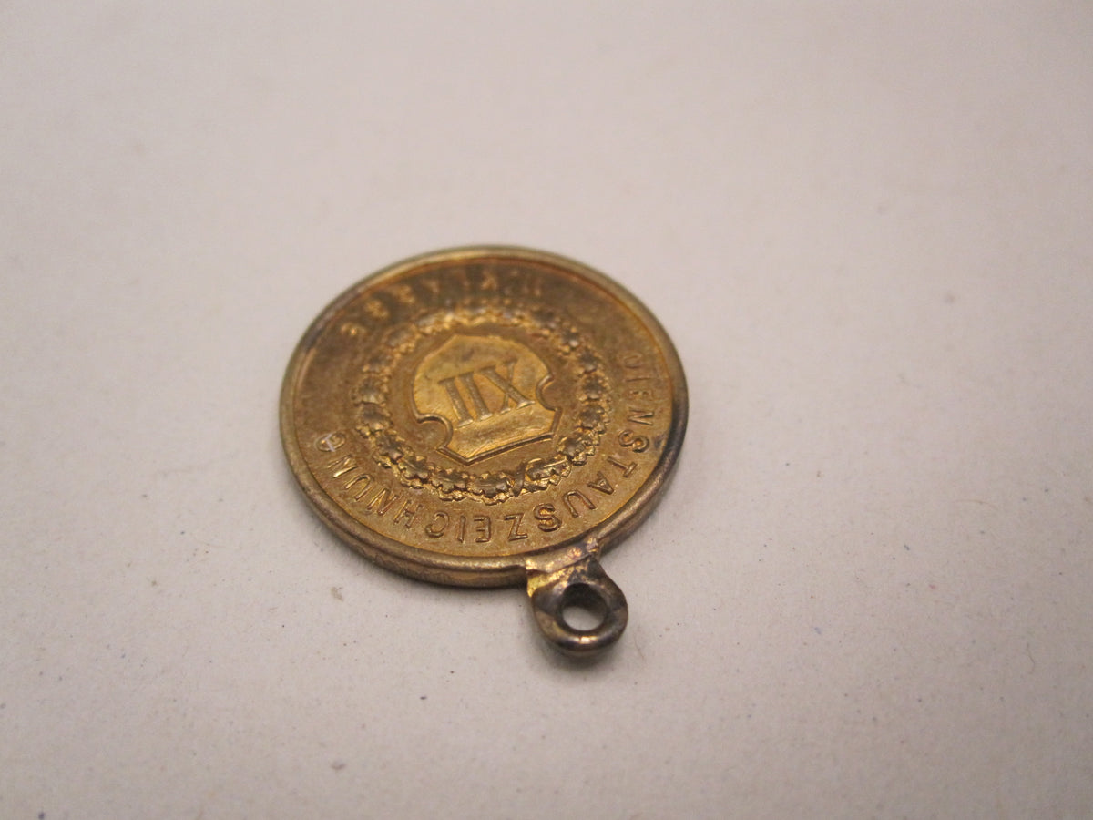 H.W.  -  - Miniaturorden Bayern Dienstauszeichnung 2.Klasse 12 Dienstjahre Medaille