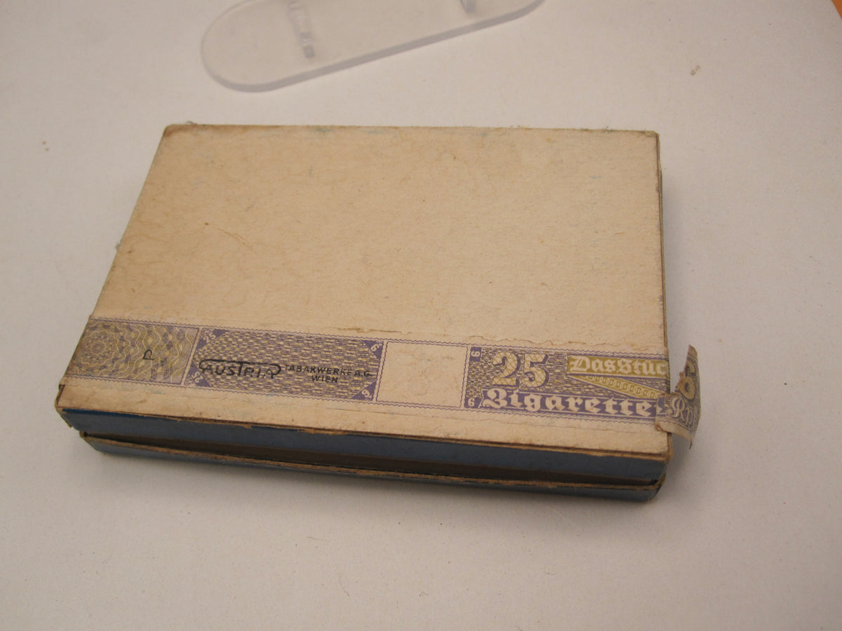 Originale &amp; alte ungeöffnete Marketenderware Wehrmacht 25 Zigaretten NIL Austria