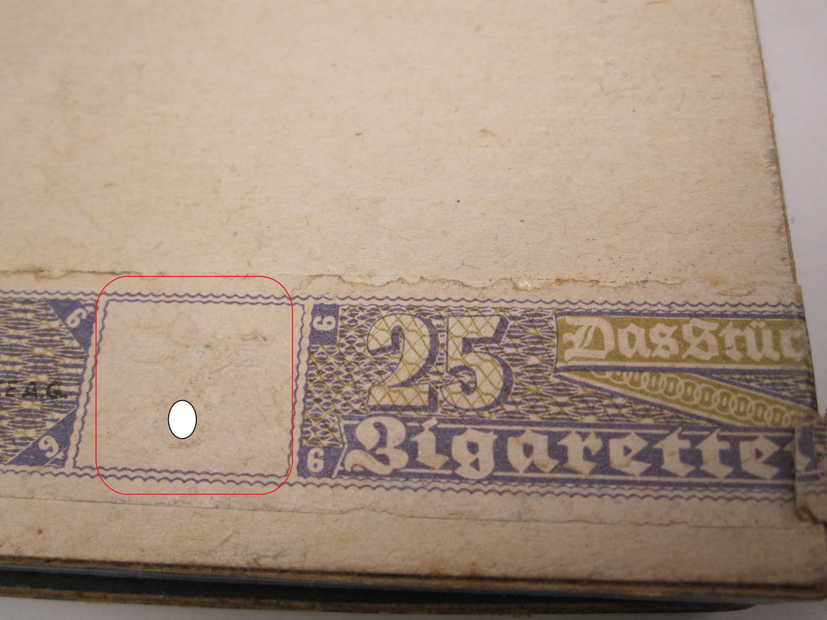 Originale &amp; alte ungeöffnete Marketenderware Wehrmacht 25 Zigaretten NIL Austria