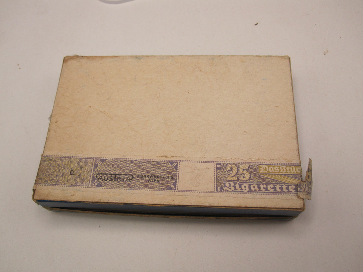 Originale &amp; alte ungeöffnete Marketenderware Wehrmacht 25 Zigaretten NIL Austria