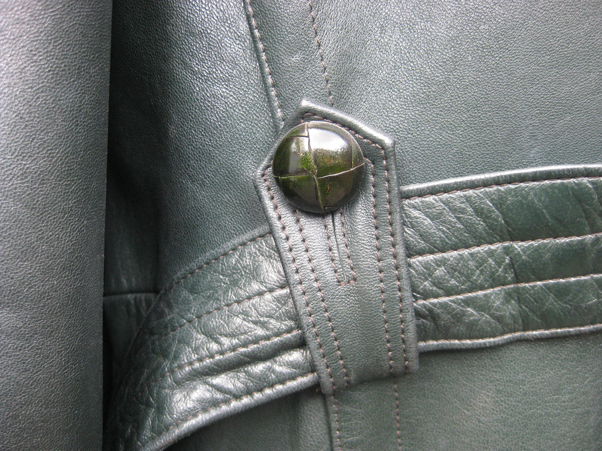 Original Motorradmantel Ledermantel aus den 1930 / 40igern