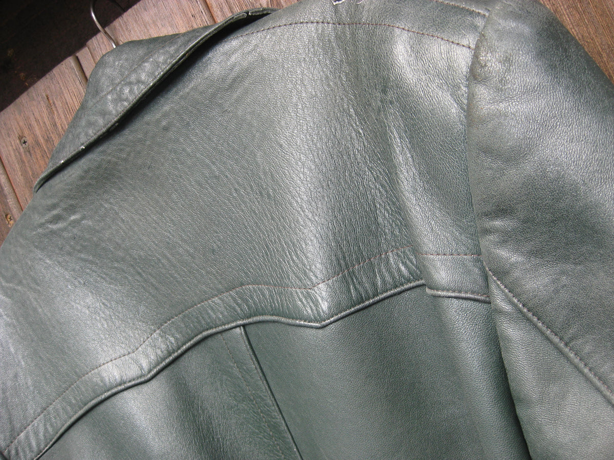 Original Motorradmantel Ledermantel aus den 1930 / 40igern
