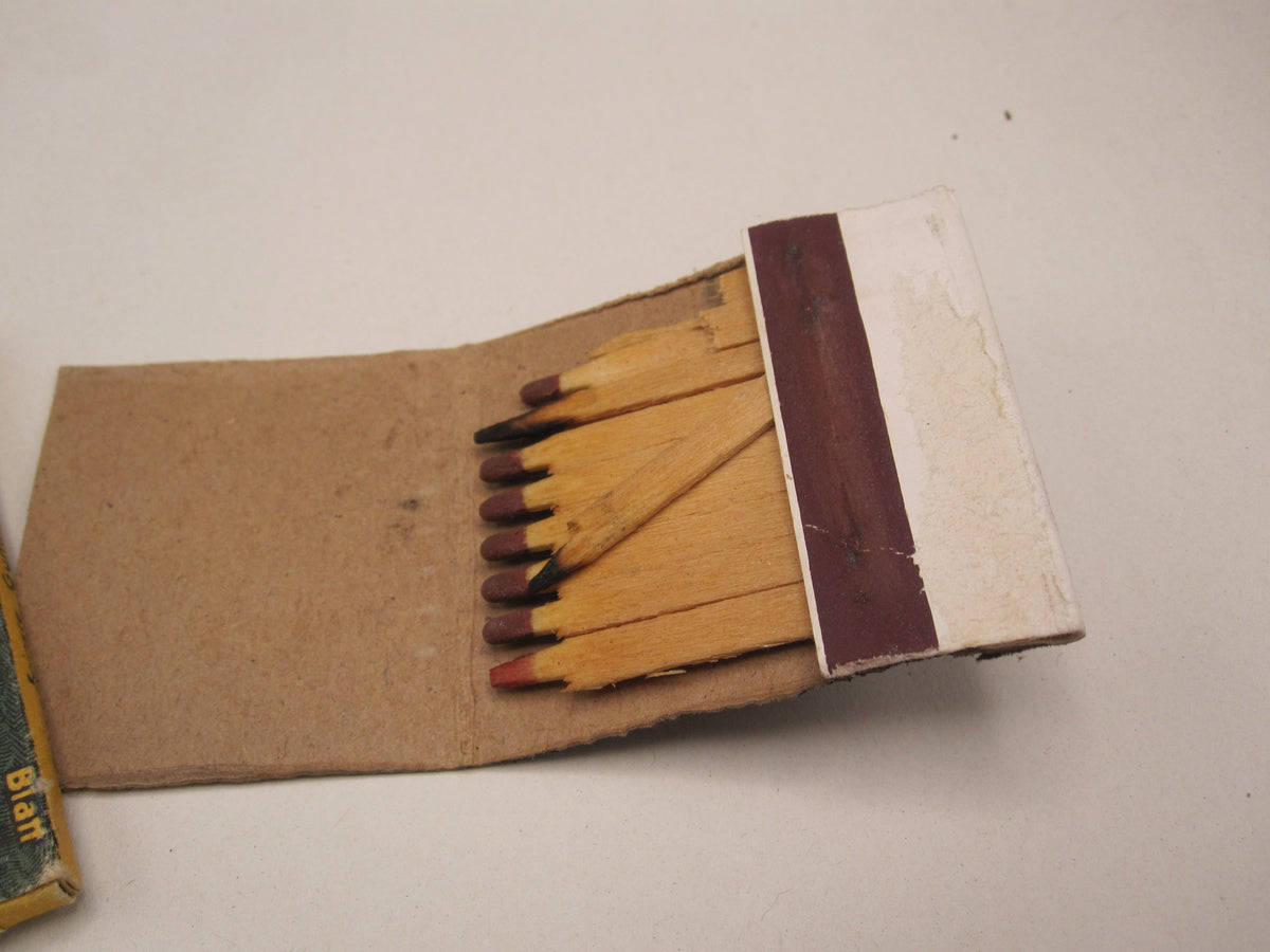 Originale &amp; alte geöffnete Marketenderware Wehrmacht Streichhölzer