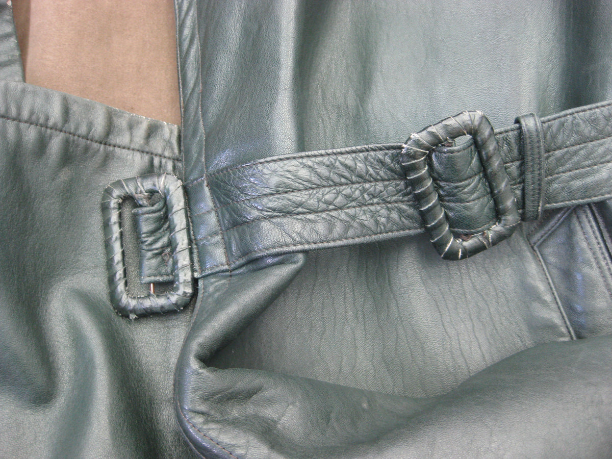 Original Motorradmantel Ledermantel aus den 1930 / 40igern