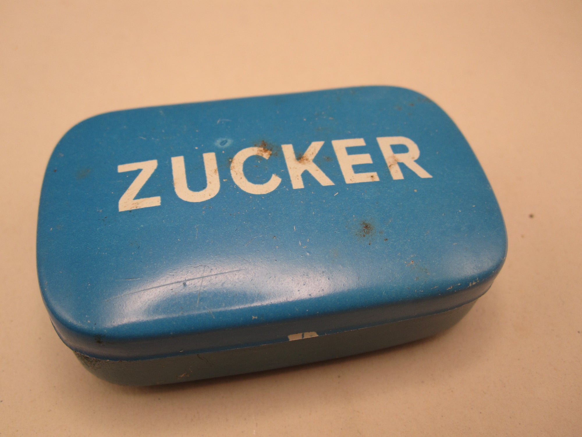 Originale & alte Zuckerdose der Wehrmacht Marketenderware