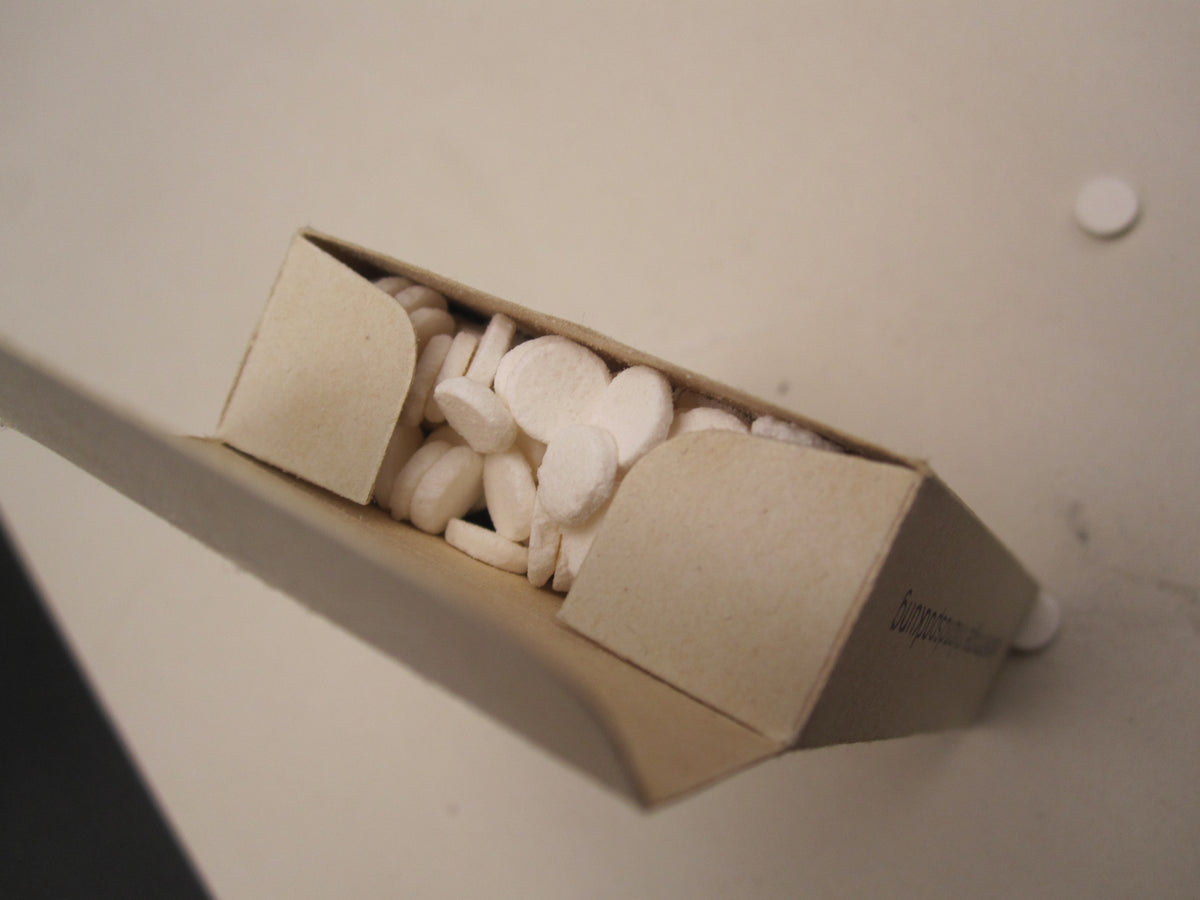 Originaler &amp; alter Zuckerersatz / Süßstoff der Wehrmacht Marketenderware