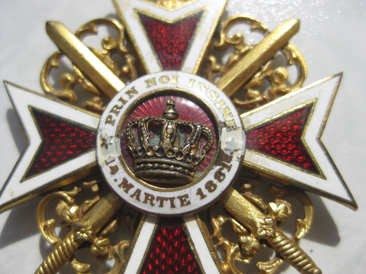 Offizierskreuz Orden der Krone Rumäniens / Rumänien 1866 / 1877 / 1881