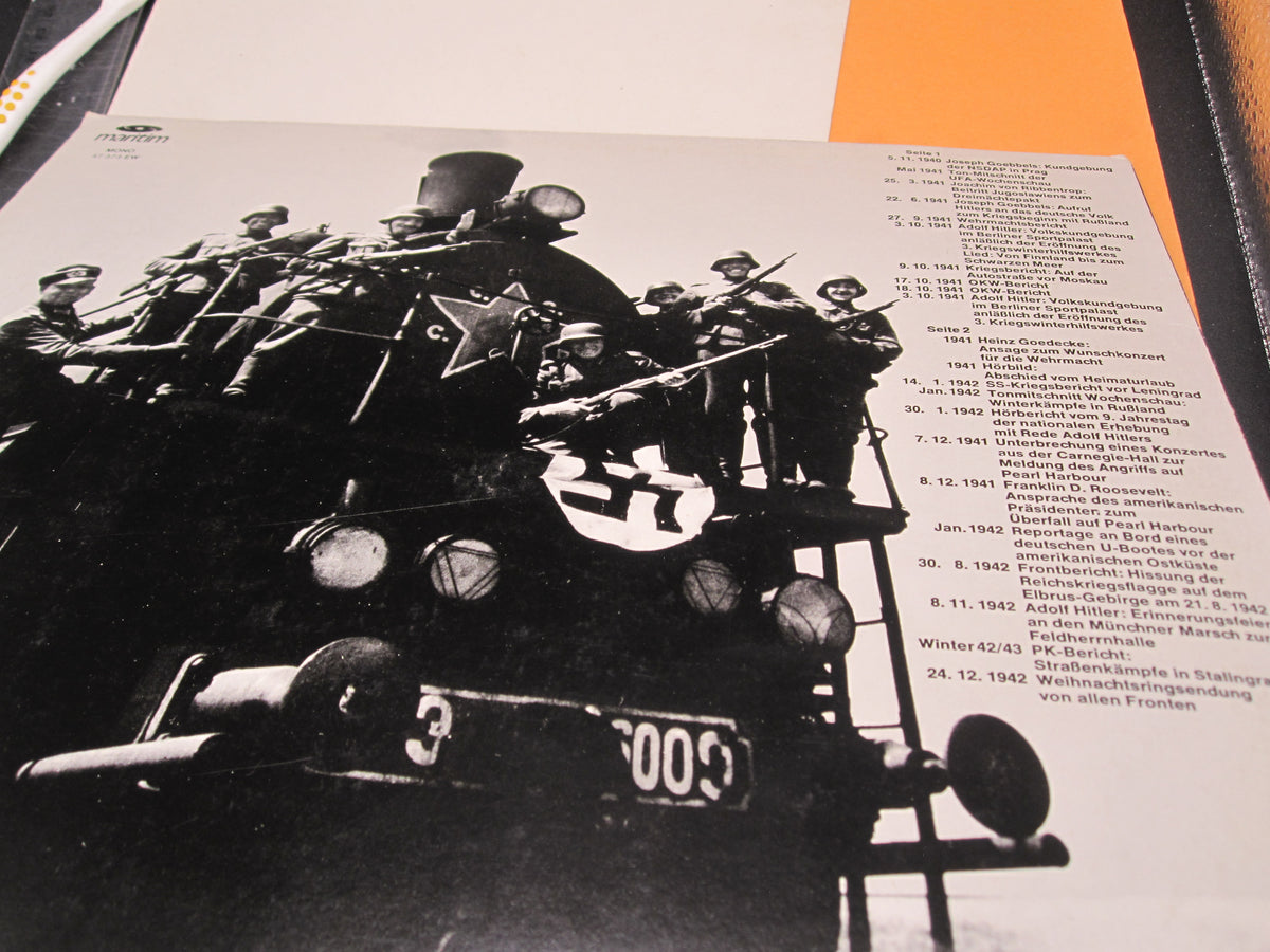 Schallplatte Ein Volk ein Reich ein Führer / Teil 3