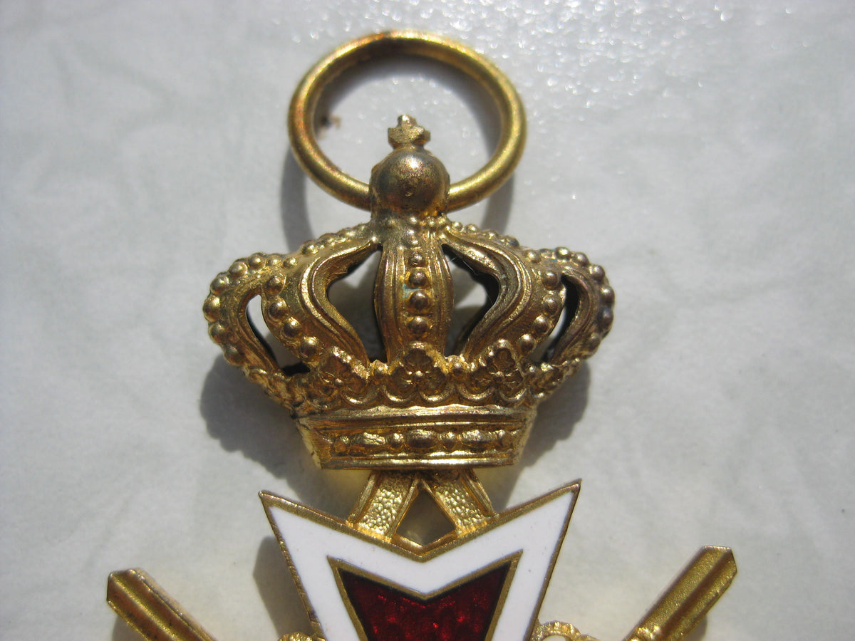 Offizierskreuz Orden der Krone Rumäniens / Rumänien 1866 / 1877 / 1881