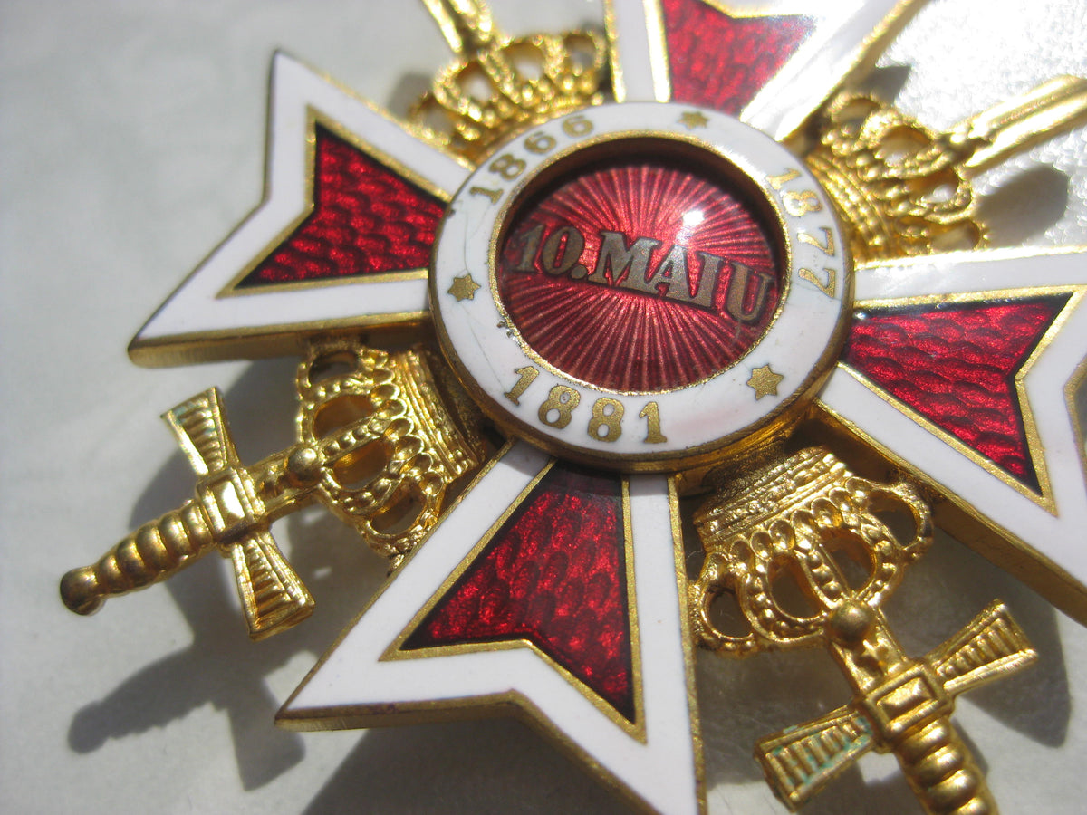 Offizierskreuz Orden der Krone Rumäniens / Rumänien 1866 / 1877 / 1881