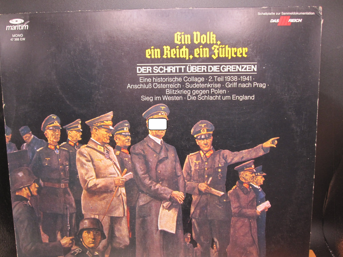 Schallplatte Ein Volk ein Reich ein Führer / Teil 2