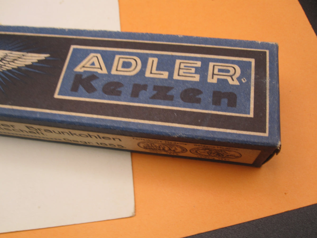 Originale &amp; alte Wachskerzen der Wehrmacht Marketenderware Adler Kerzen