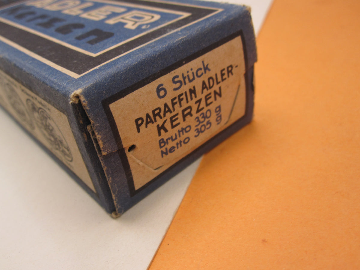 Originale &amp; alte Wachskerzen der Wehrmacht Marketenderware Adler Kerzen