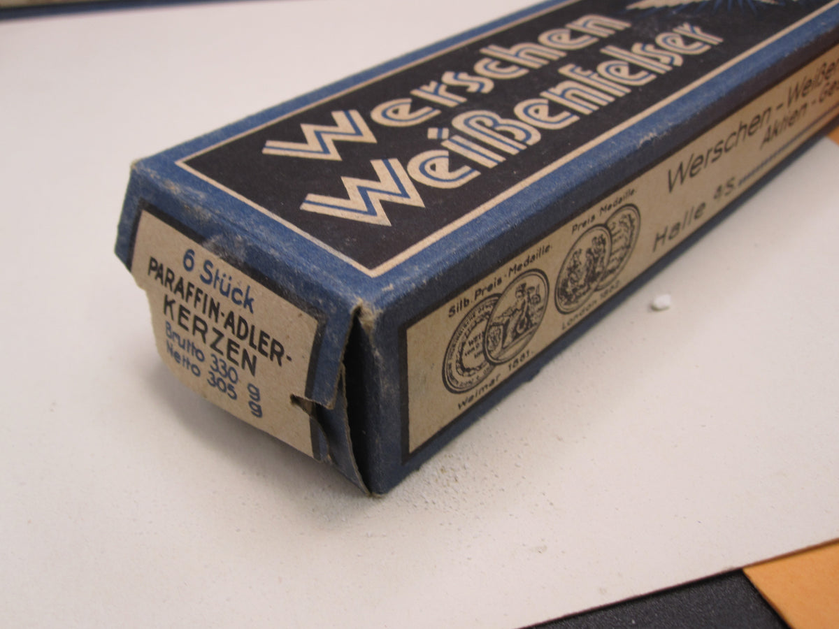 Originale &amp; alte Wachskerzen der Wehrmacht Marketenderware Adler Kerzen