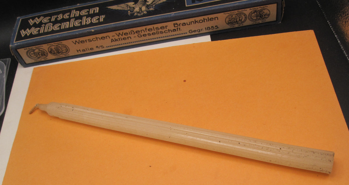 Originale &amp; alte Wachskerzen der Wehrmacht Marketenderware Adler Kerzen