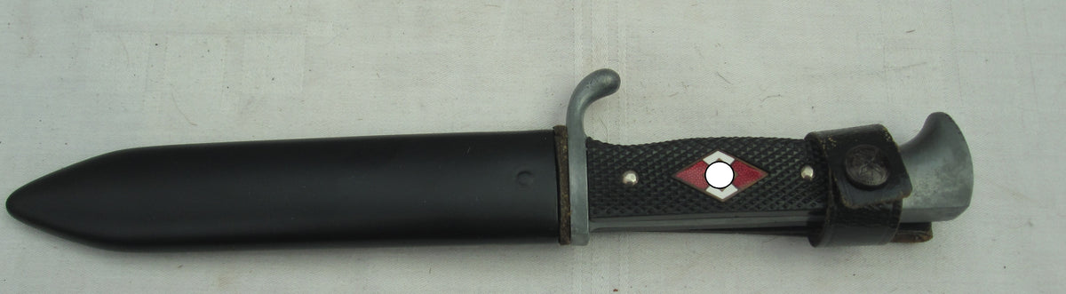 HJ-Fahrtenmesser Hitlerjugend HJ-Dolch Seltener Hersteller: RZM M7/25