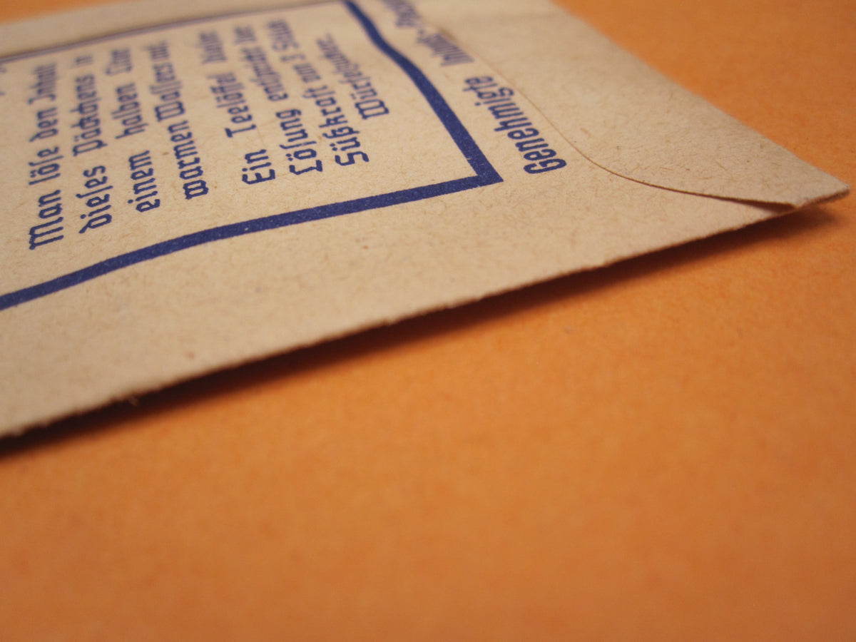 Originaler &amp; alter Zuckerersatz / Süßstoff der Wehrmacht Marketenderware