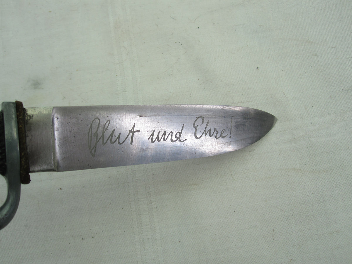 HJ-Fahrtenmesser Hitlerjugend HJ-Dolch Seltener Hersteller: RZM M7/25