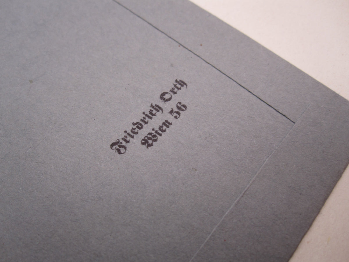 Leere Verleihungstüte Panzerkampfabzeichen in Silber / PKA