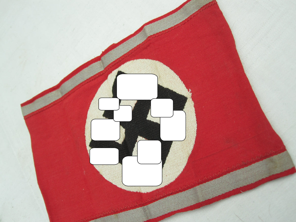 H.W.  NSDAP Armbinde Partei Sturmabteilung SA Ersatzreserve II