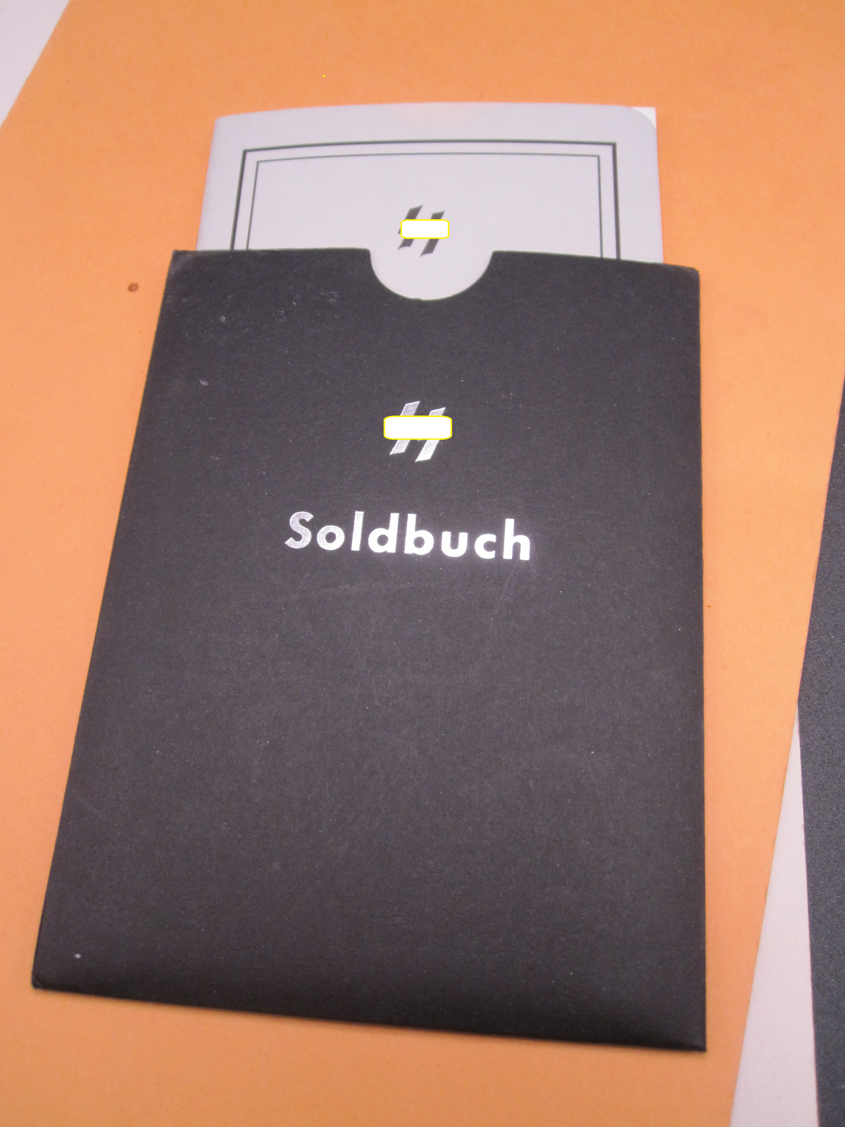 Waffen-SS Soldbuch mit Schutzhülle