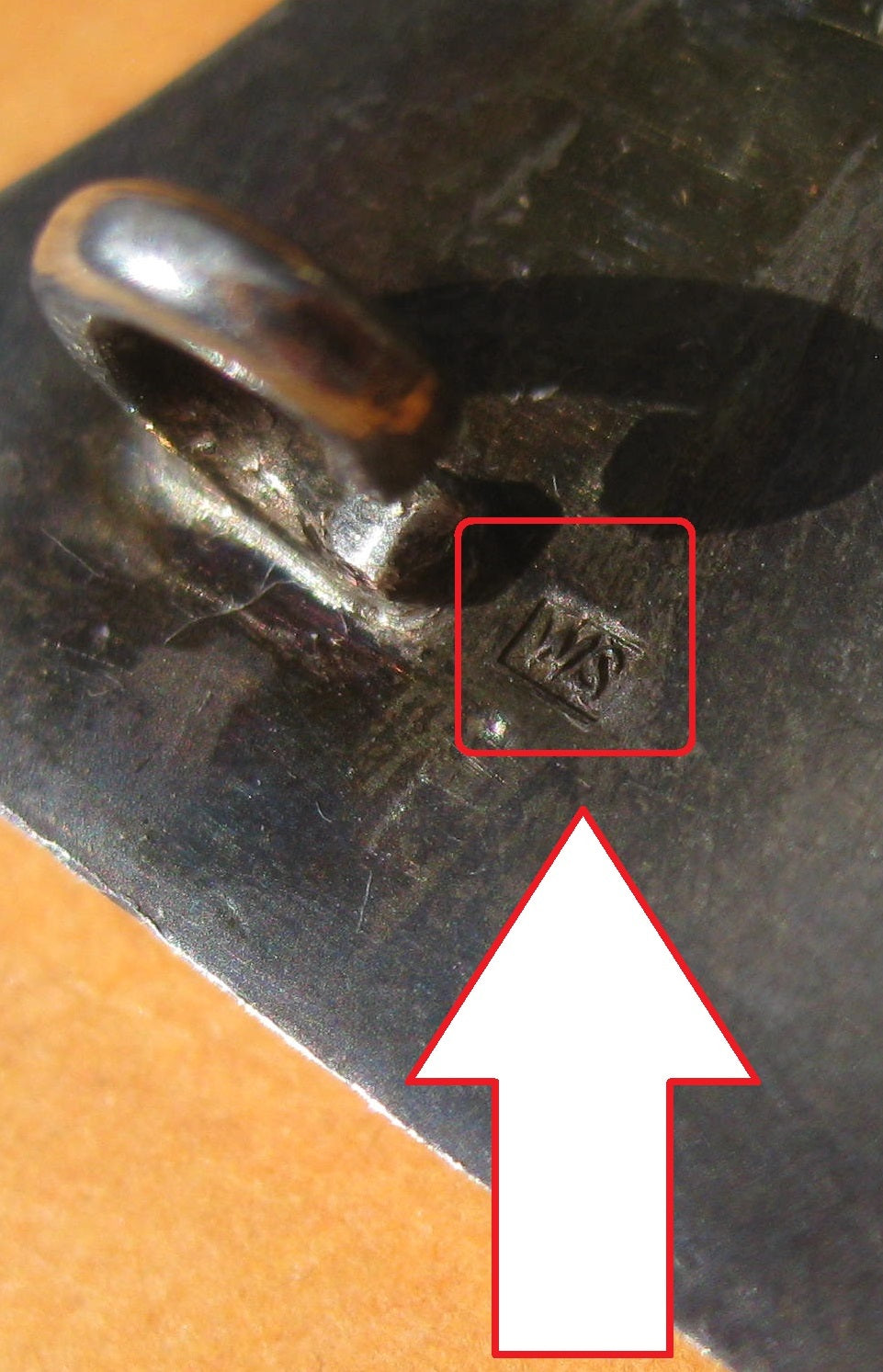 Seltene Variante mit DOPPELSTEMPEL Eisernes Kreuz 1.Klasse von 1914 (EK1/14) Hersteller: "WS" & "M"   --- H.W.