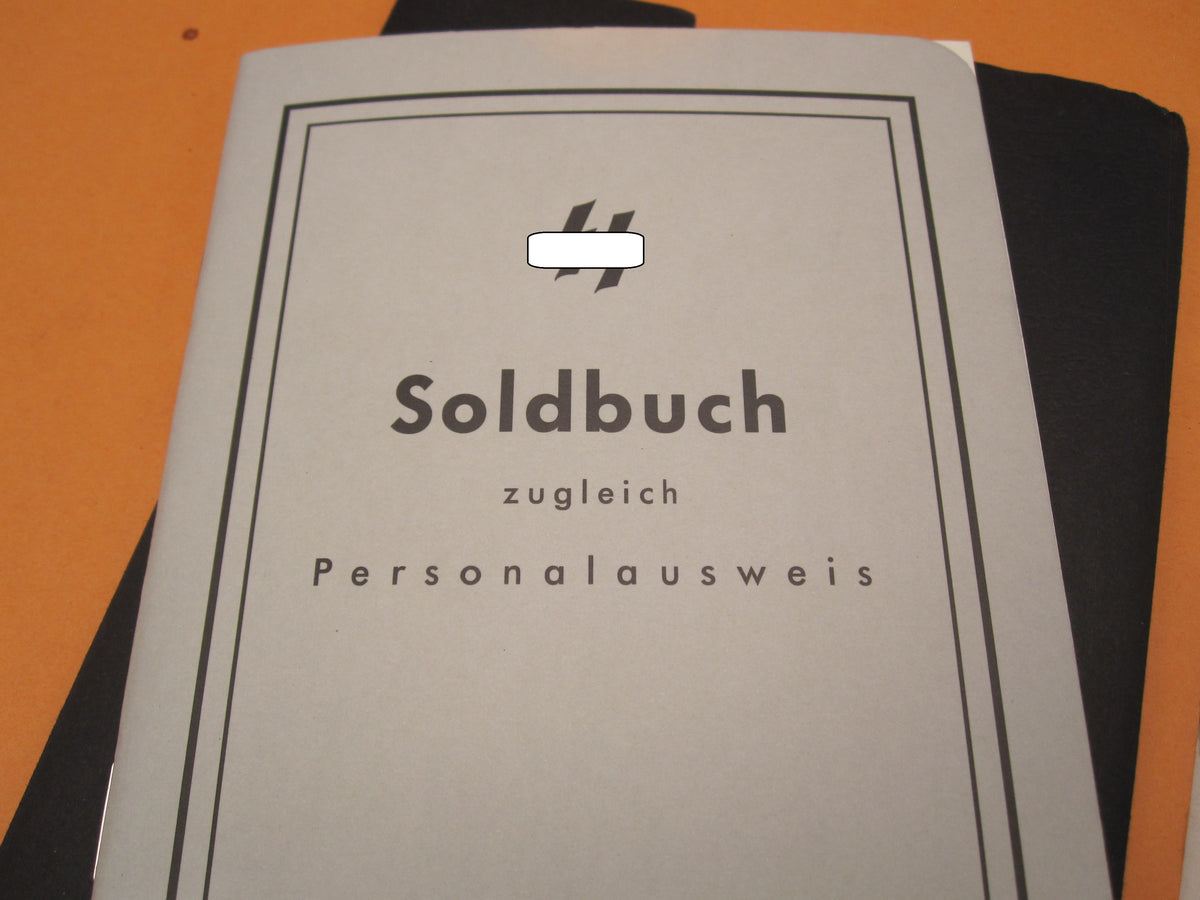 Waffen-SS Soldbuch mit Schutzhülle