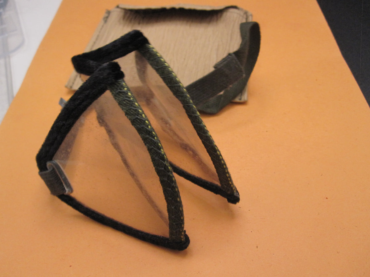 Originale &amp; alte Staubschutzbrille der Wehrmacht Afrikakorps