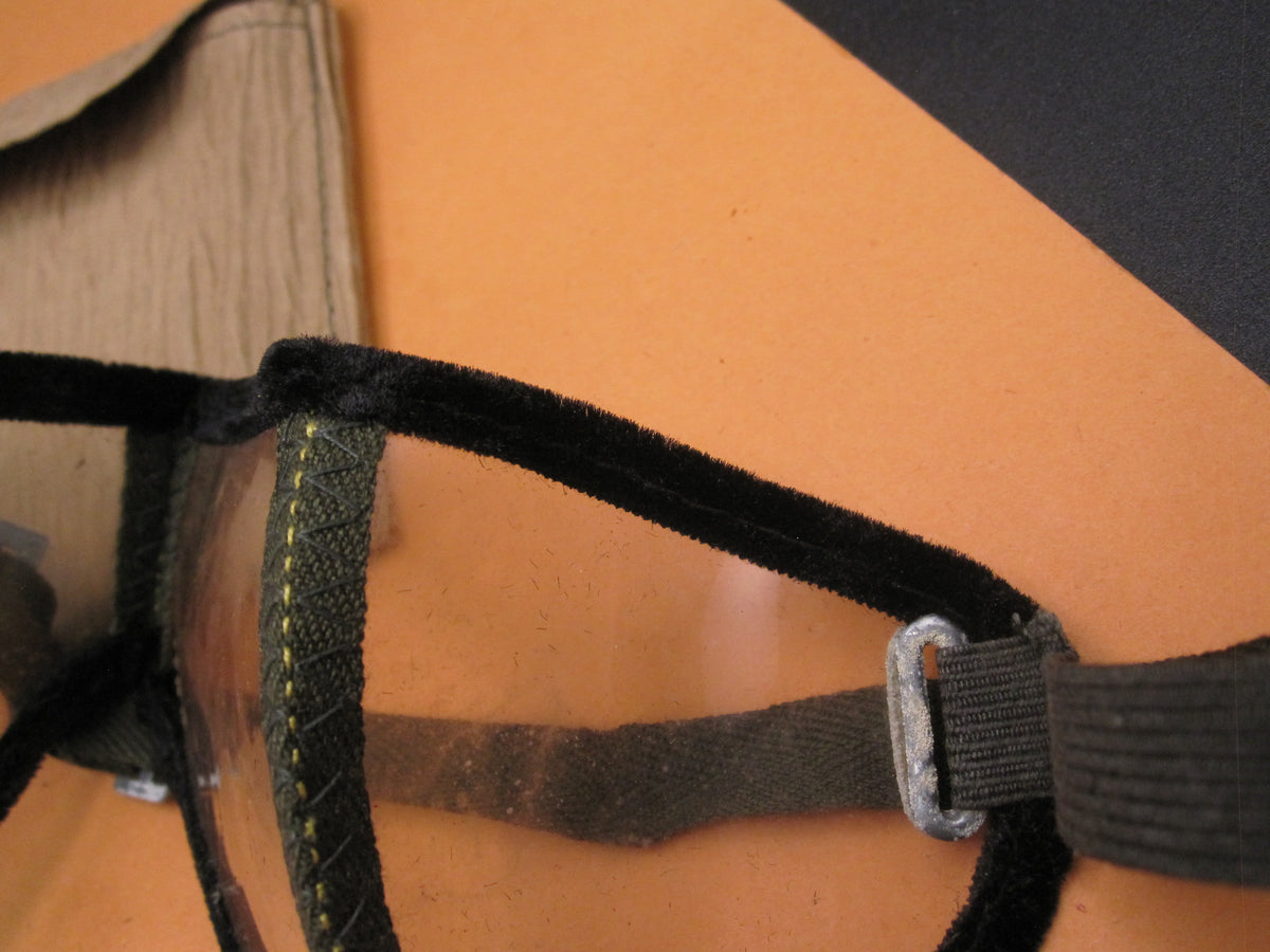 Originale &amp; alte Staubschutzbrille der Wehrmacht Afrikakorps