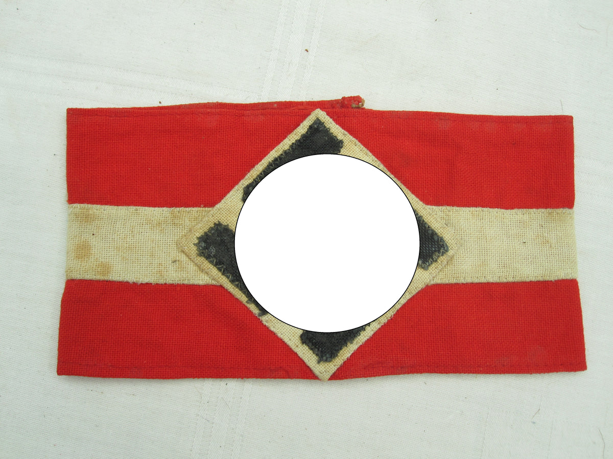 H.W.   NSDAP Armbinde Hitlerjugend (HJ)