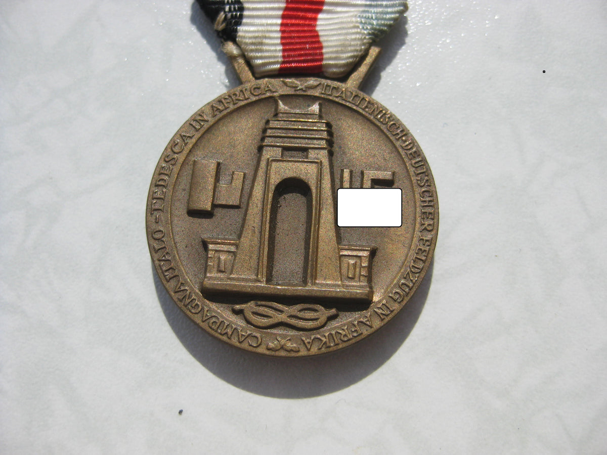 H.W. Italienisch-deutsche Afrika Feldzugsmedaille / Italien in BRONZE