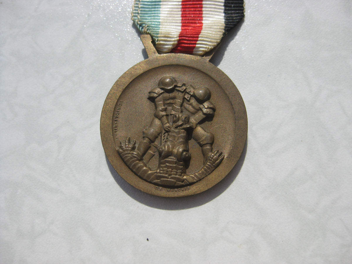 H.W. Italienisch-deutsche Afrika Feldzugsmedaille / Italien in BRONZE