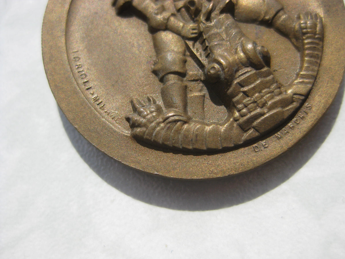 H.W. Italienisch-deutsche Afrika Feldzugsmedaille / Italien in BRONZE