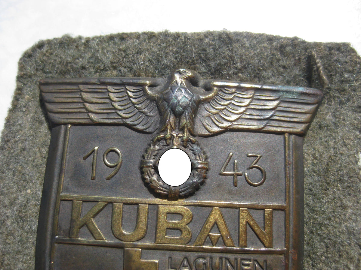 H.W.  -  -  Kubanschild 1943