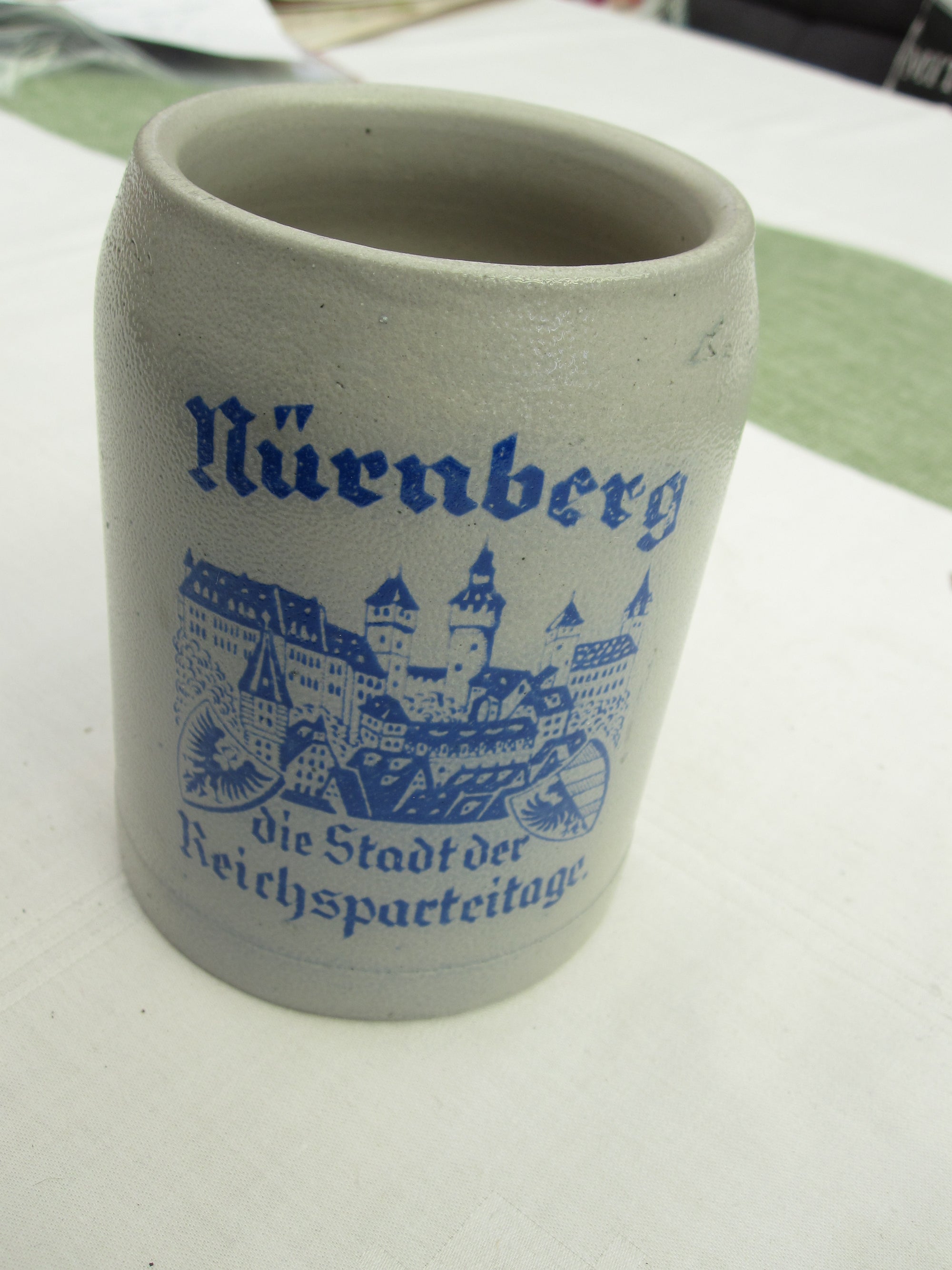 Reservistenkrug Bierkrug NÜRNBERG halber Liter !