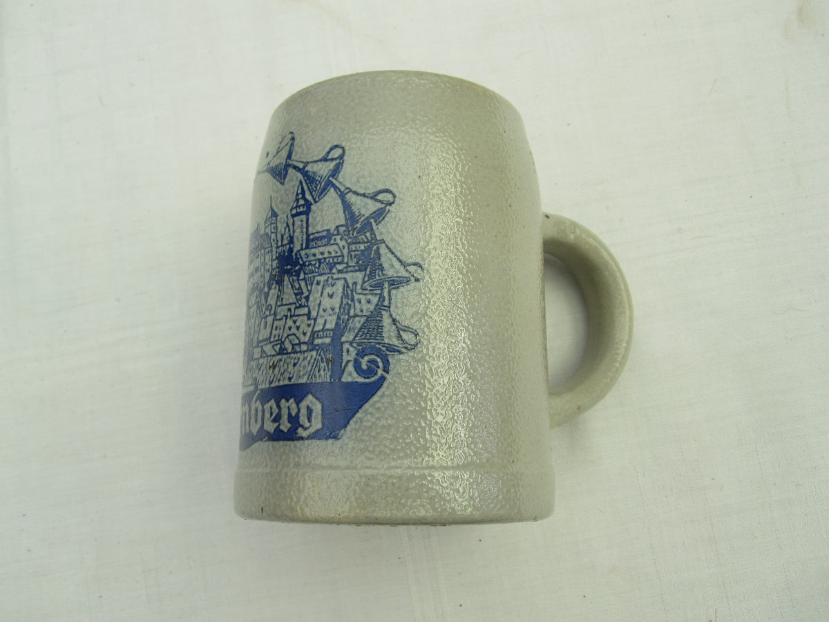 Reservistenkrug Bierkrug NÜRNBERG / HALBER Liter !