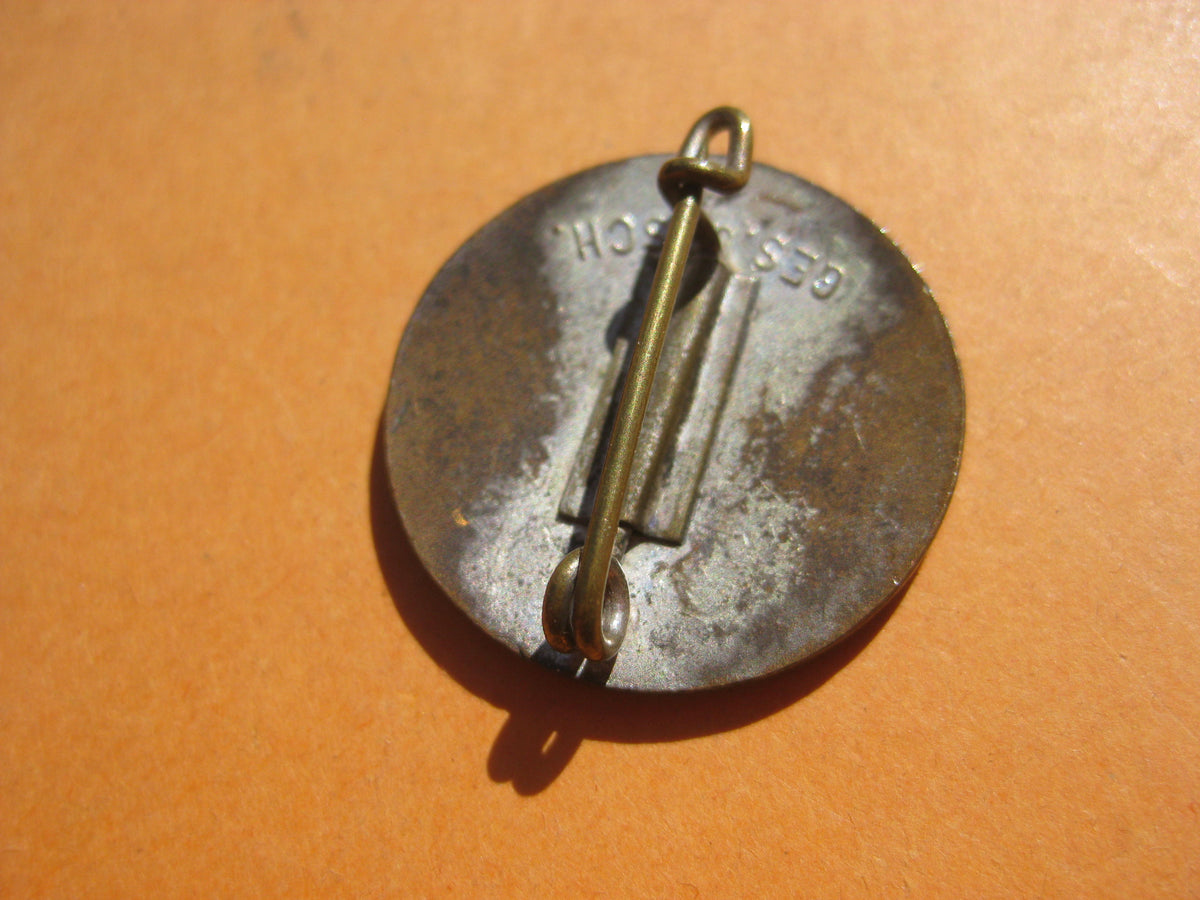 NSDAP Parteiabzeichen sog. Übergangstyp OHNE Hersteller oder RZM Stempel !!!