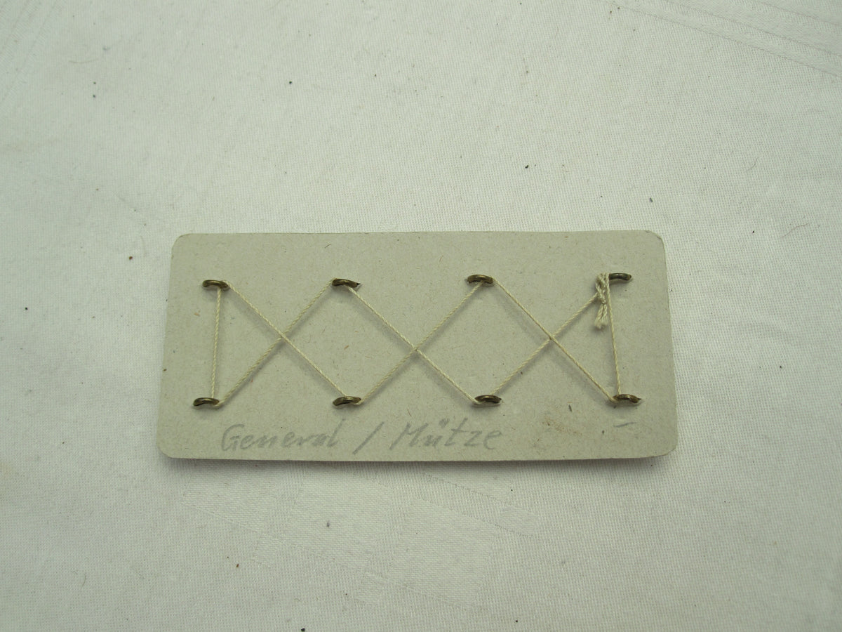 8 ORIGINALE Knöpfe für Schirmmütze der Generale der Wehrmacht !! 13,8mm