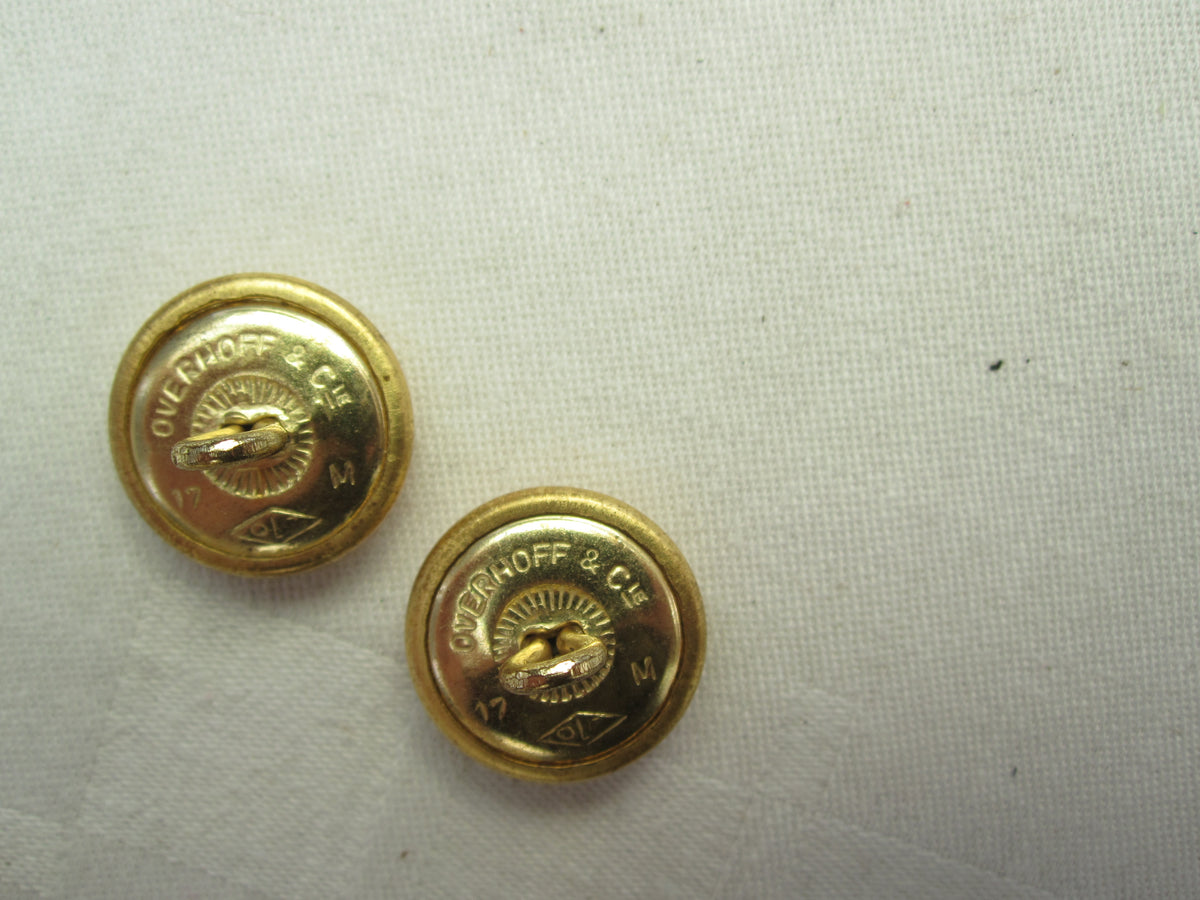 2 ORIGINALE Knöpfe für Uniform der Generale der Wehrmacht !! 17,2 mm