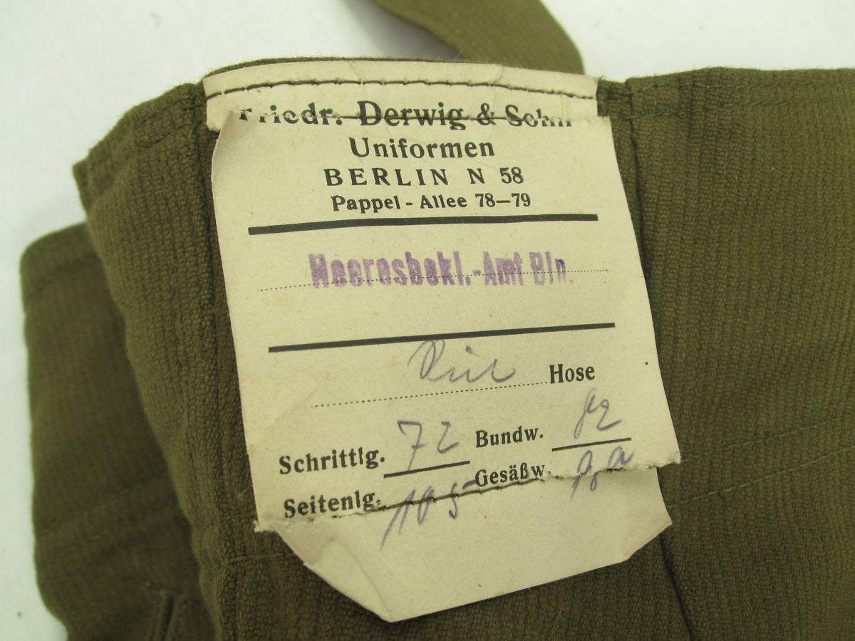 Originale alte Afrikakorps Uniformhose / Stiefelhose / Wehrmacht