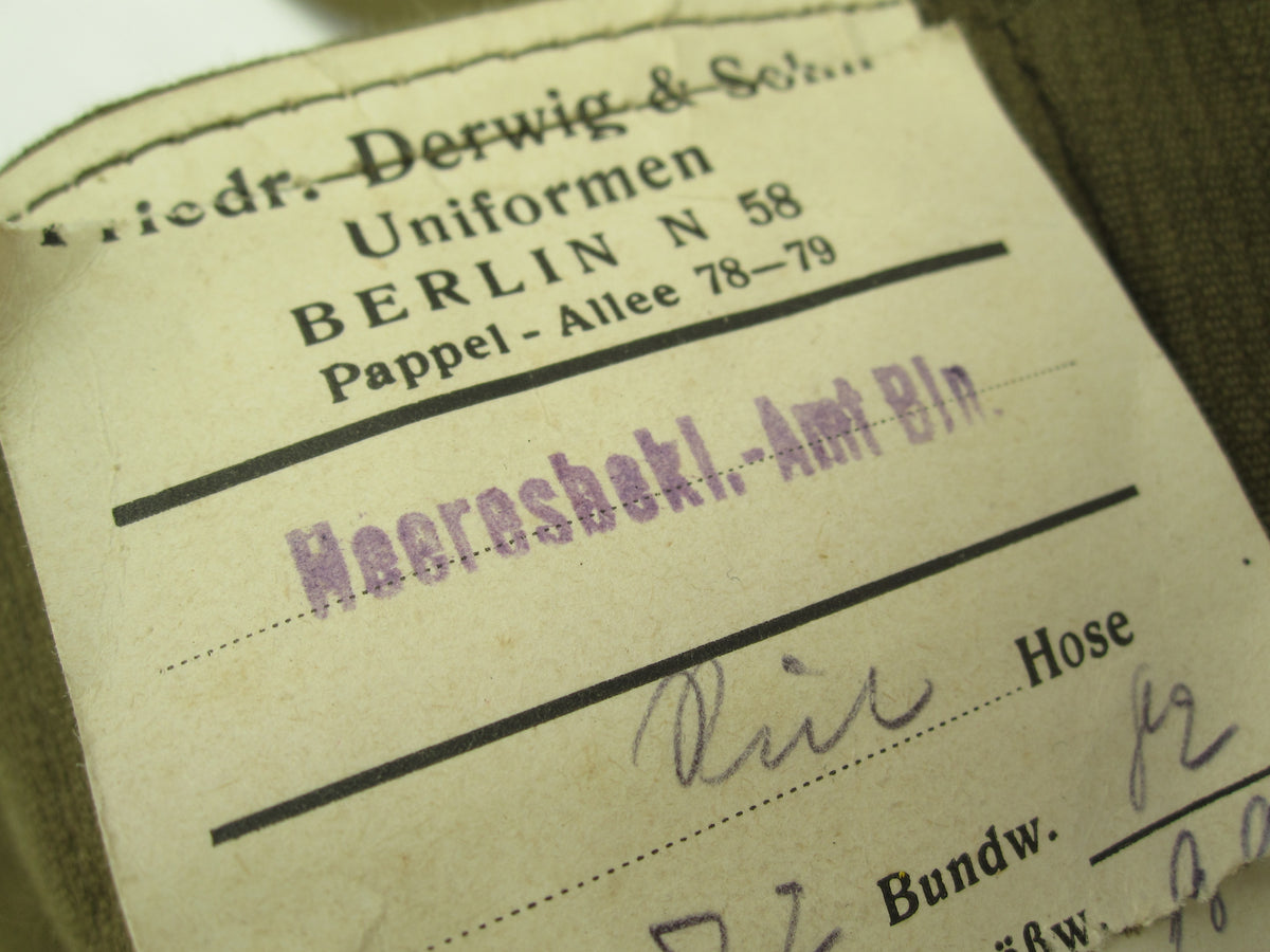 Originale alte Afrikakorps Uniformhose / Stiefelhose / Wehrmacht
