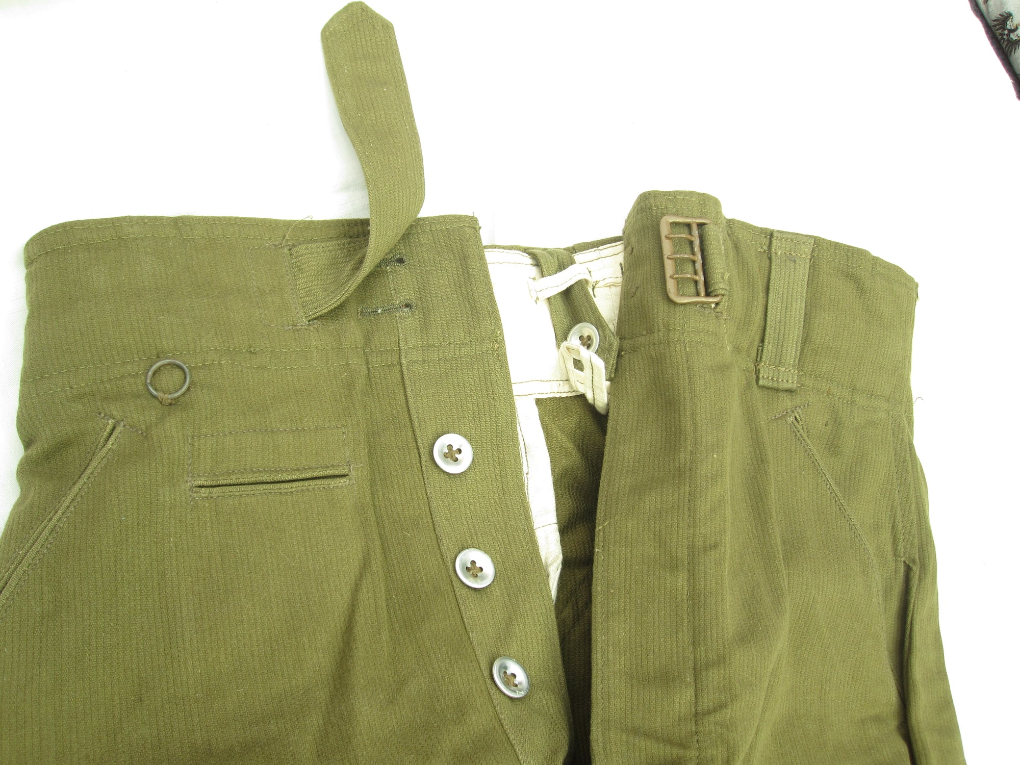 Originale alte Afrikakorps Uniformhose / Stiefelhose / Wehrmacht