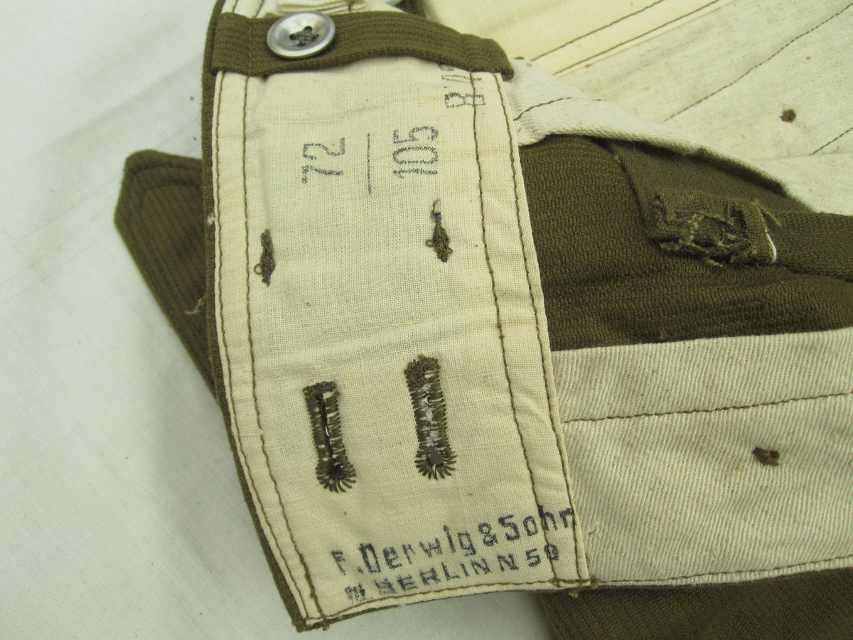 Originale alte Afrikakorps Uniformhose / Stiefelhose / Wehrmacht