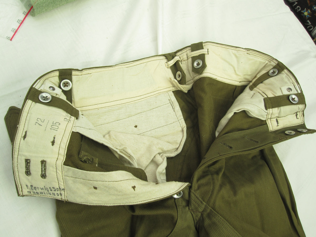 Originale alte Afrikakorps Uniformhose / Stiefelhose / Wehrmacht