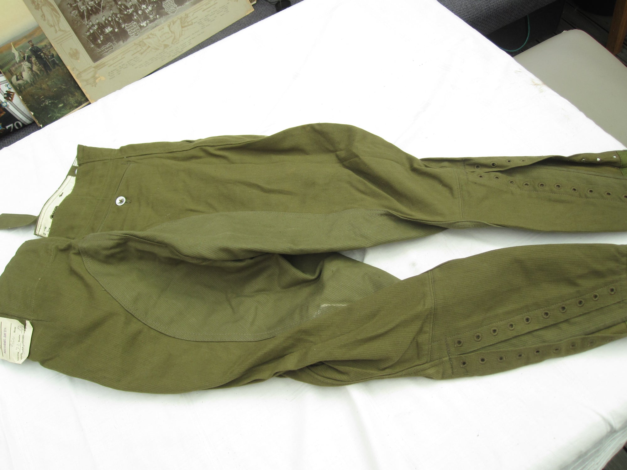 Originale alte Afrikakorps Uniformhose / Stiefelhose