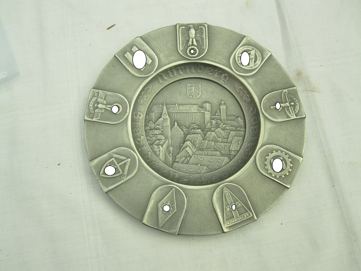 Zinnteller 1933 NÜRNBERG