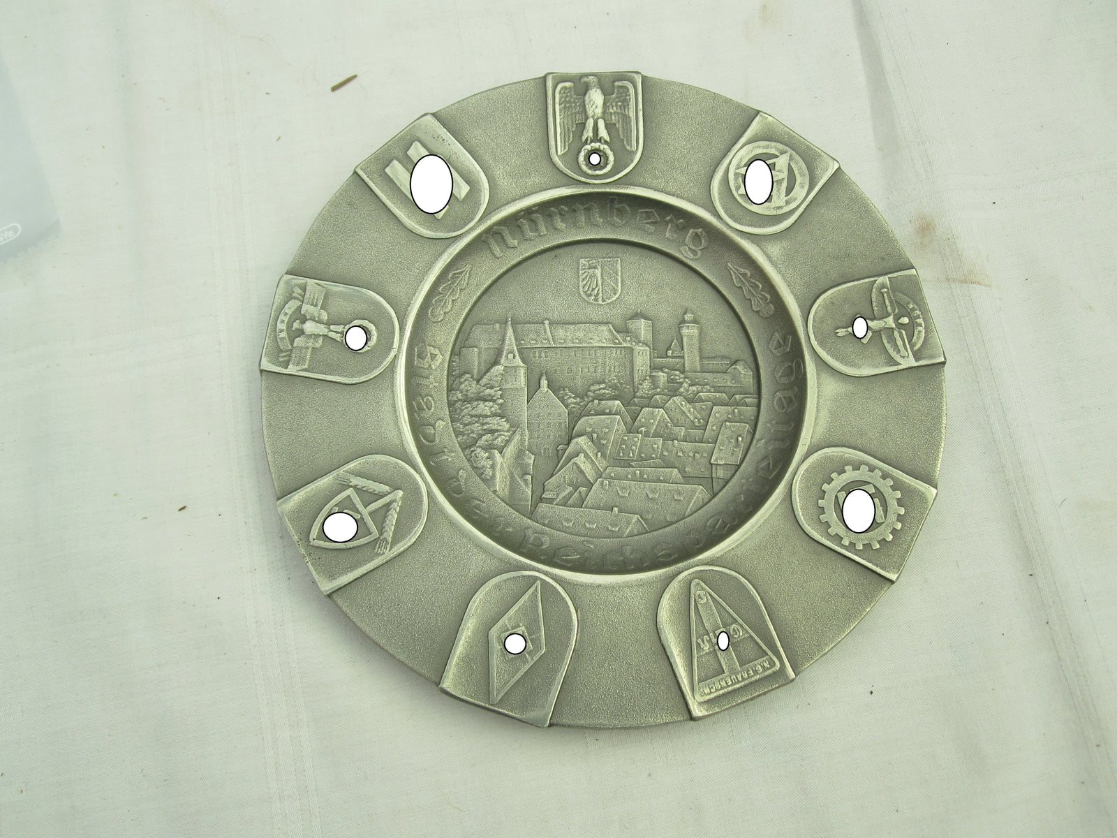 Zinnteller 1933 NÜRNBERG