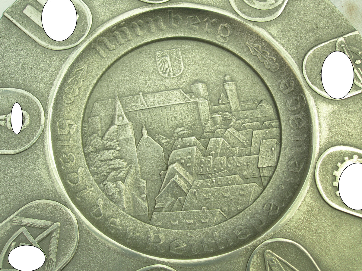 Zinnteller 1933 NÜRNBERG