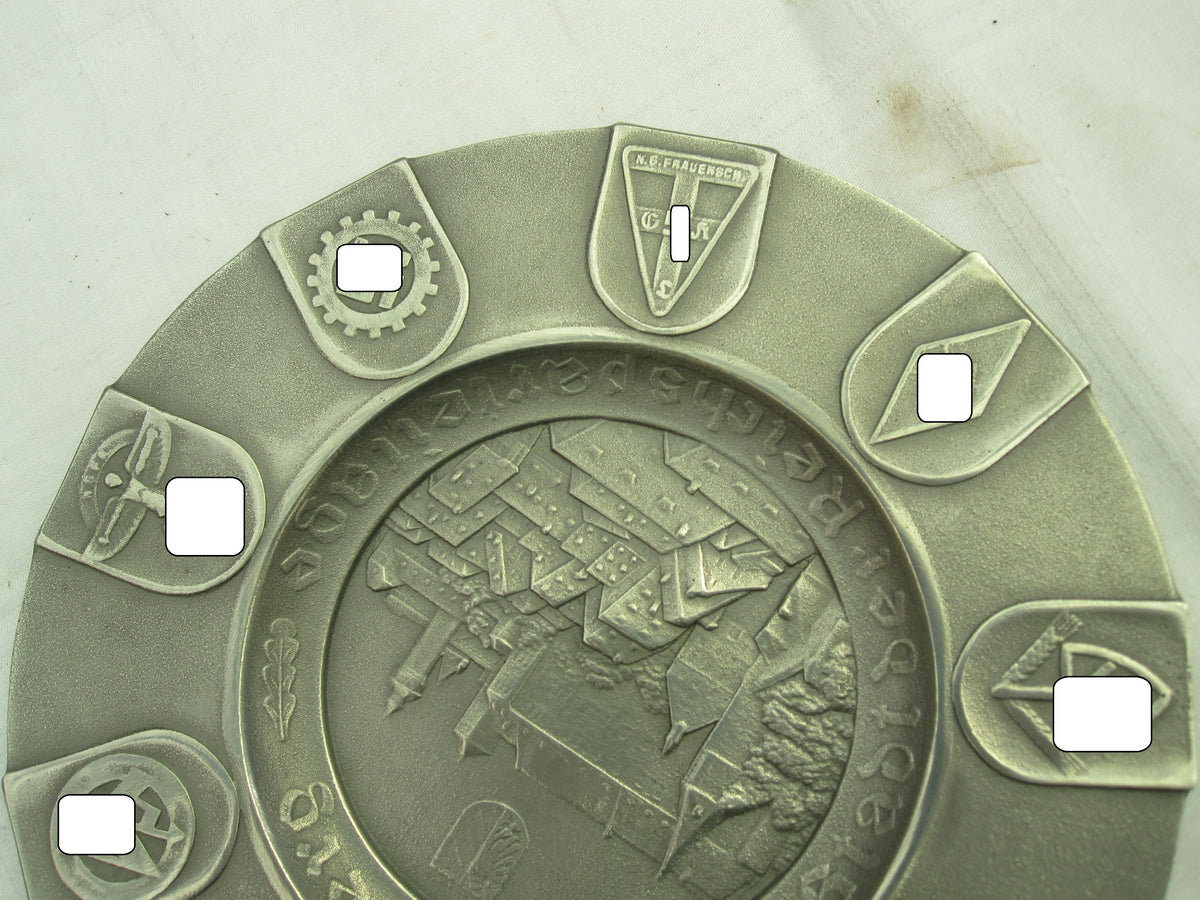 Zinnteller 1933 NÜRNBERG